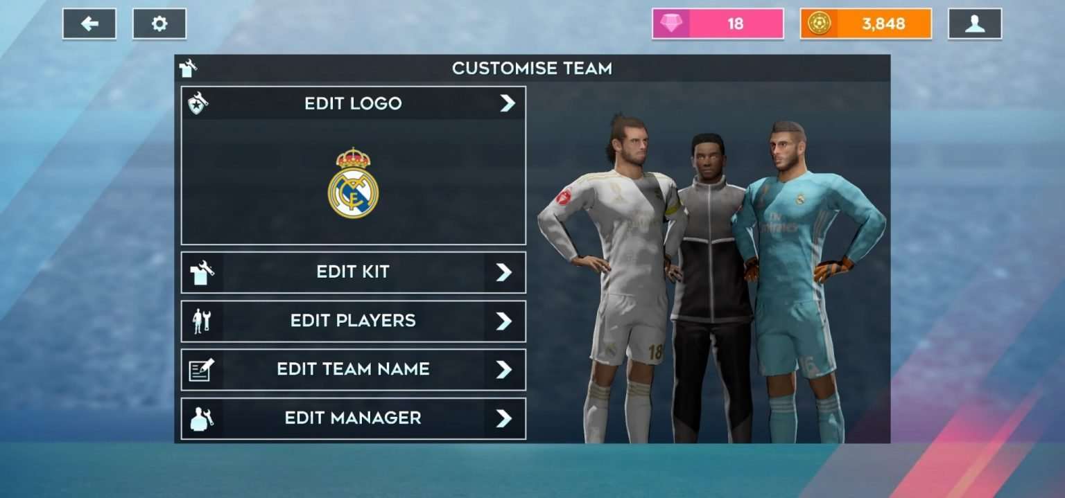 Real Madrid 2019–20 512×512 kits for Dream League Soccer 2026