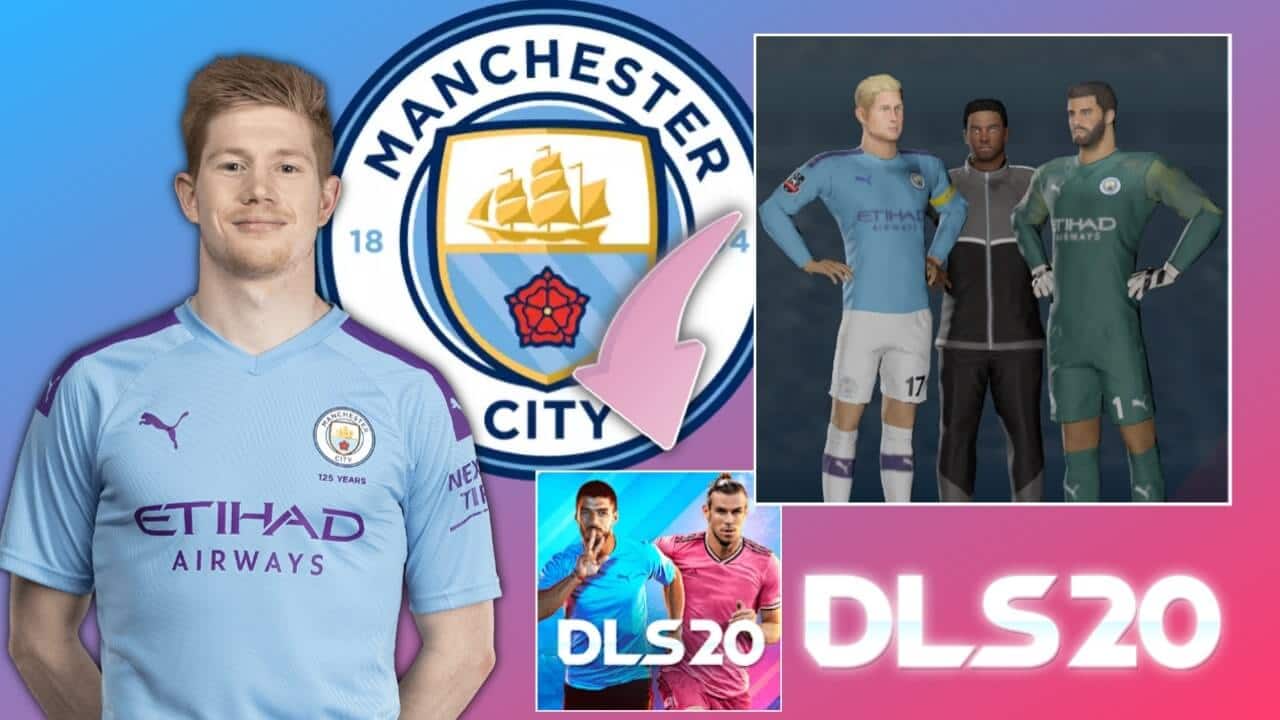Manchester City 2019–20 Kits for Dream League Soccer 2026 (DLS 26)