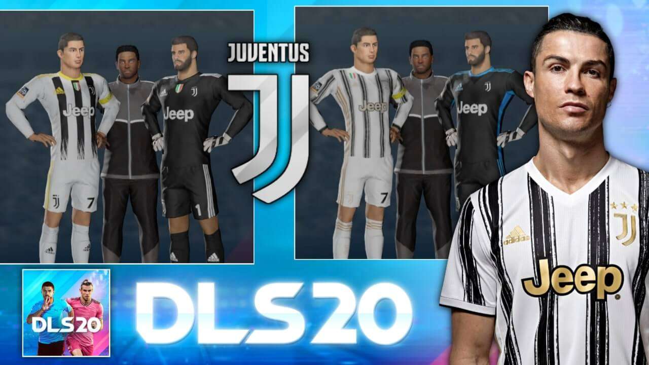 Juventus 2020–21 Kits 512×512 for Dream League Soccer 2026 (DLS 26)