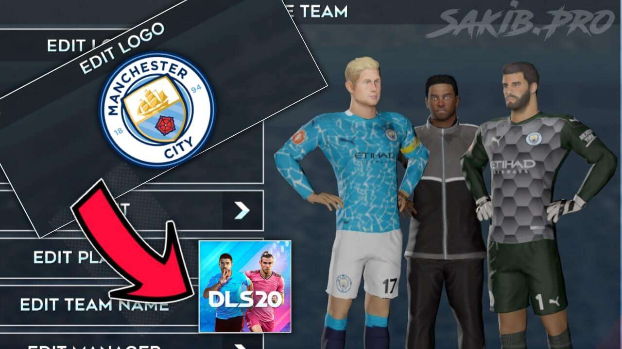Manchester City 2020–21 Kits for DLS 26 – Dream League Soccer 2026