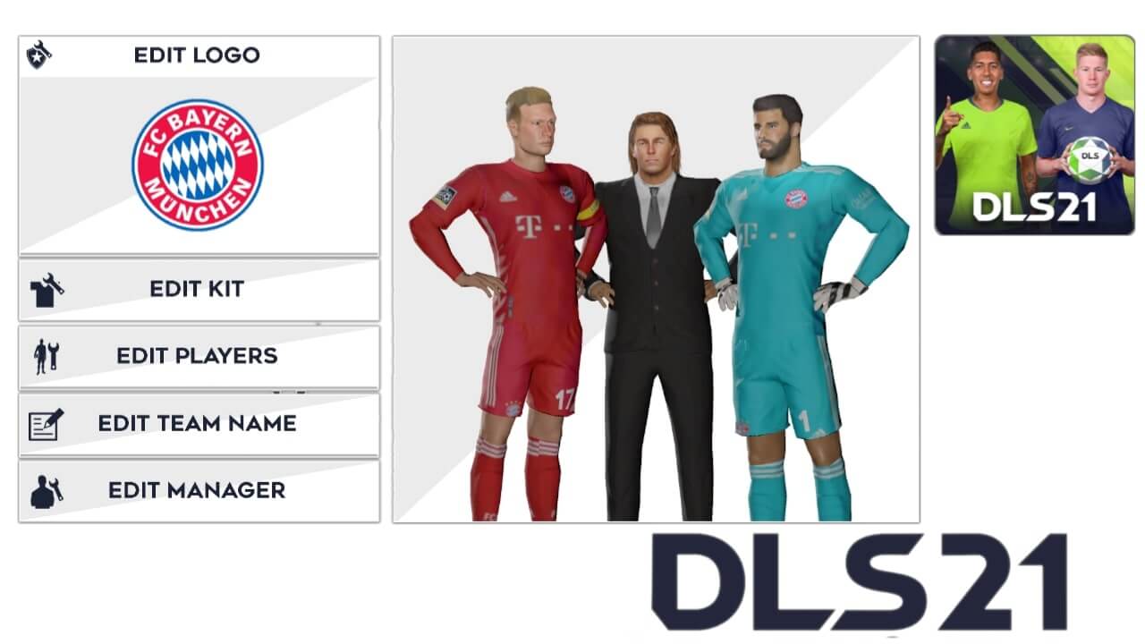 Bayern Munich 2020/21 Kits 512×512 for DLS 26 – Dream League Soccer 2026