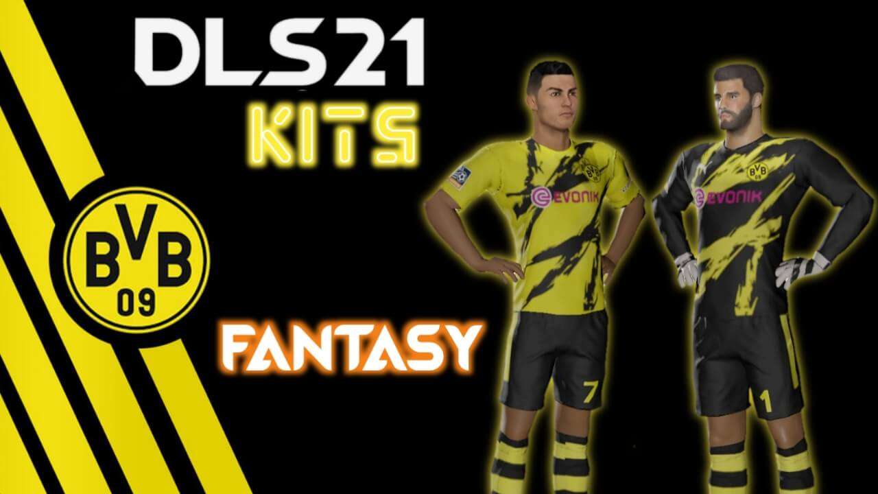 Borussia Dortmund Fantasy Kits 2021 – 512×512 for DLS 26