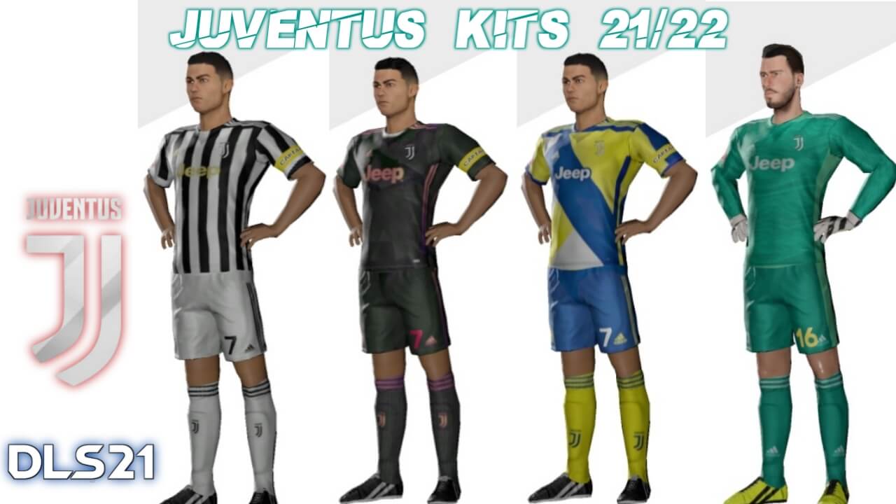 Juventus 21/22 Kits 512×512 for DLS 26 – Dream League Soccer 2026