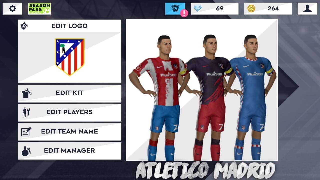 Atletico Madrid 21/22 Season Kits