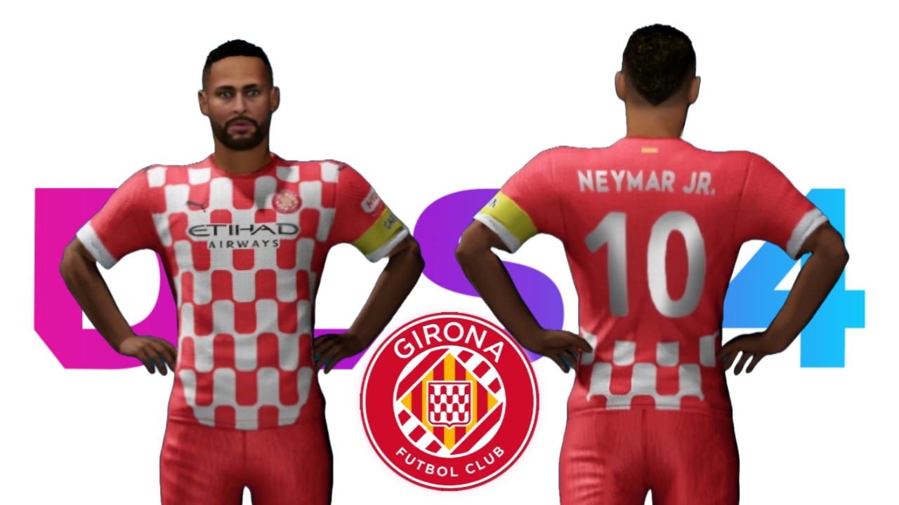 Girona FC Kit DLS 2026 – Logo & Kits URL Download (512×512)