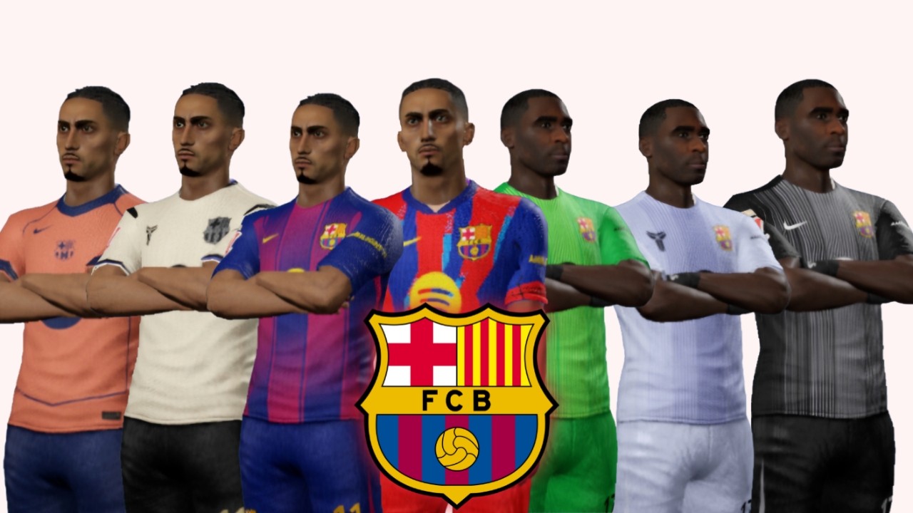 FC Barcelona 25/26 Kits for Dream League Soccer 2026