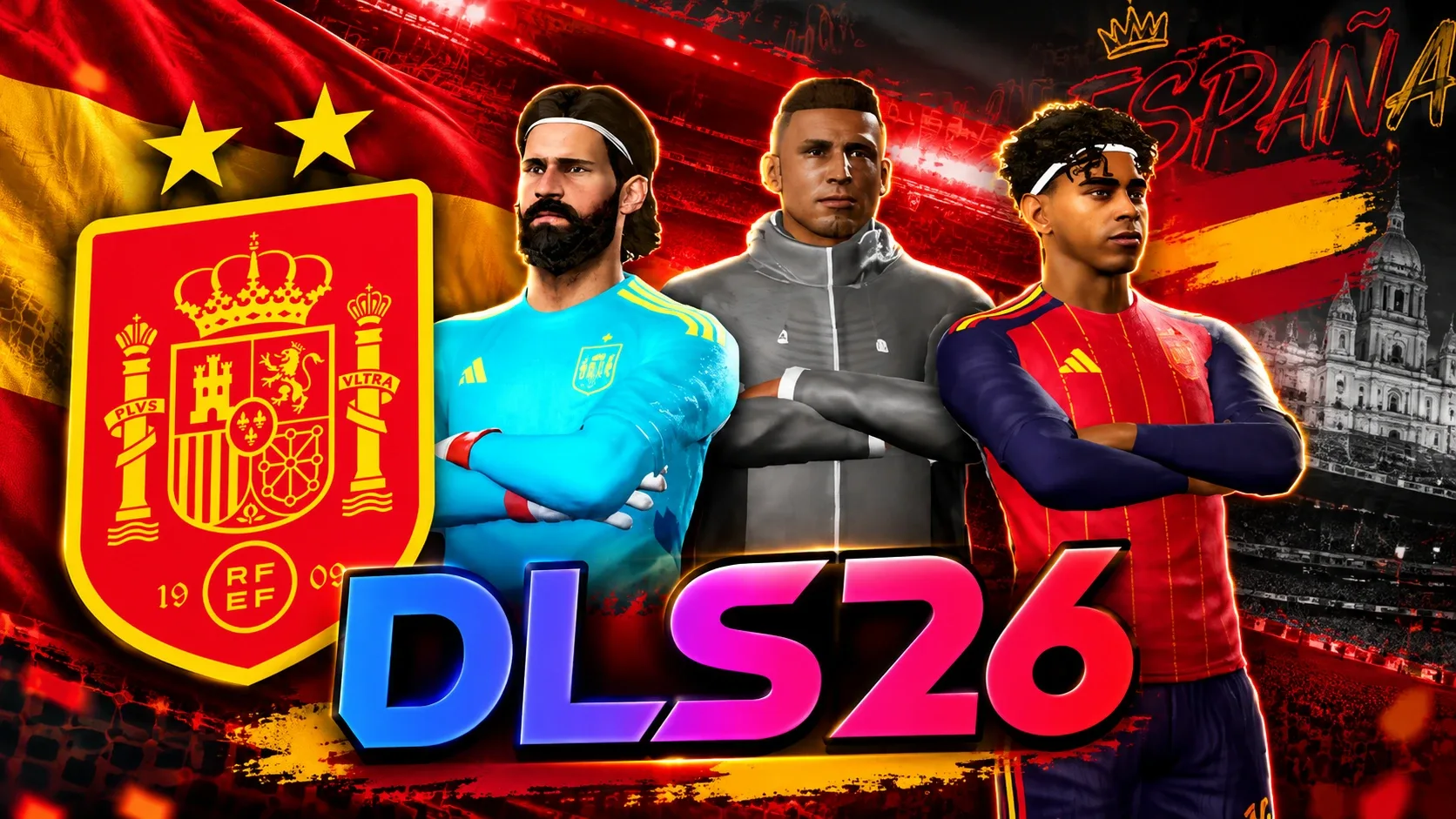 Spain World Cup 2026 Kits 512×512 for DLS 26 (All Kits + Logo)
